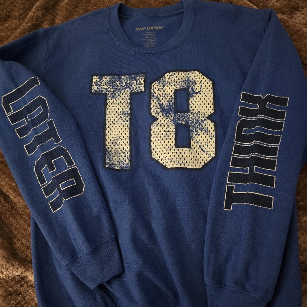 Tate McRae T8 Think Later World Tour Sweatshirt Size Small